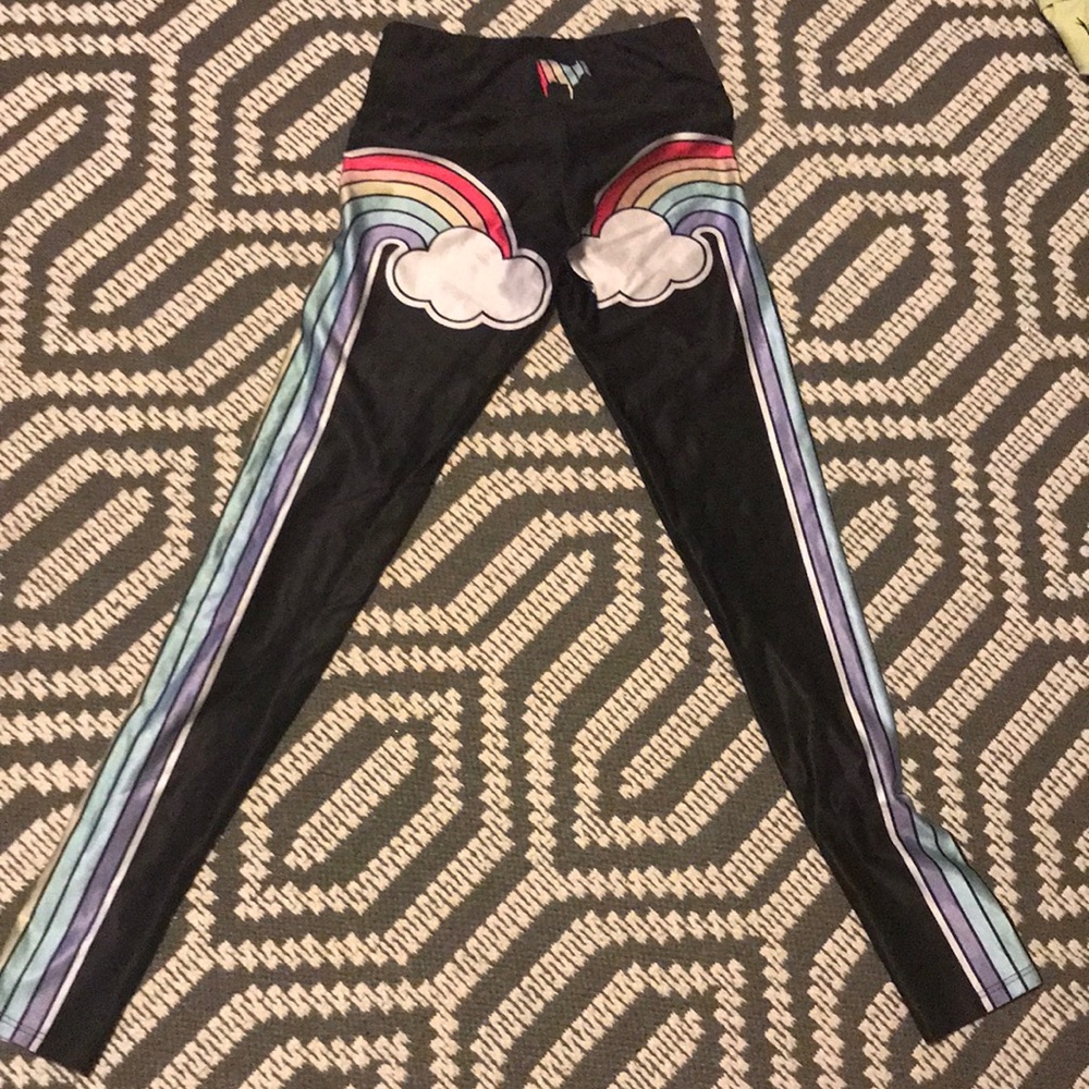 Gold sheep 🌈 leggings sz small